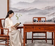 李忠信红木｜掼蛋遇上四方桌，给生活留点喘息