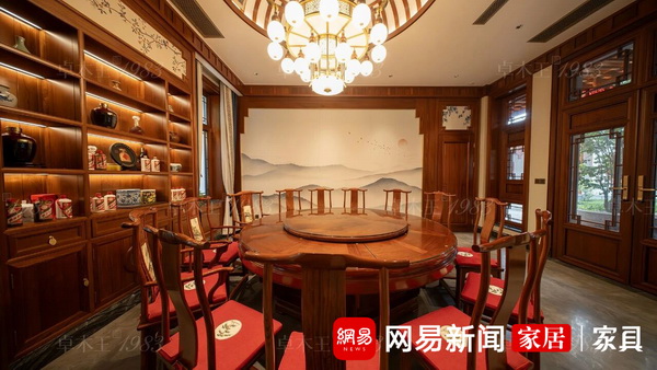 “玉园”宴会厅，不管是家宴还是招待贵宾，仪式感拉满